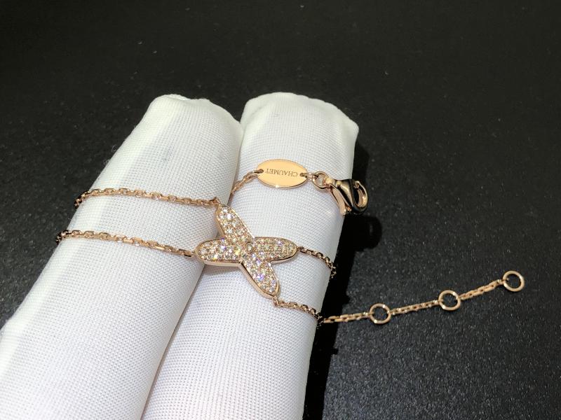 Bracelet Rose gold, diamonds-2