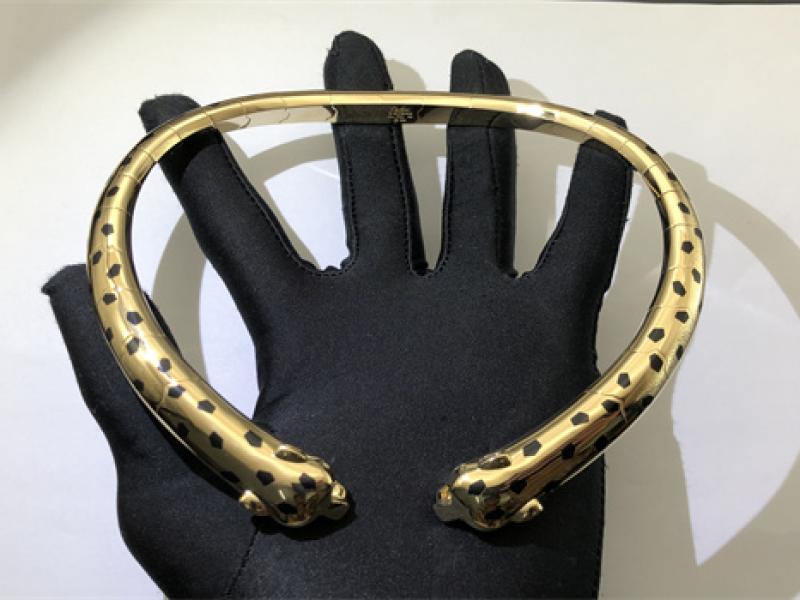 Cartier Cheetah Neck Necklace, Double Headed 18K Gold