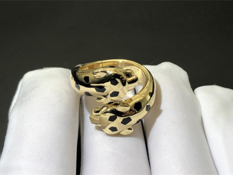 Cartier Cheetah Ring, Double Headed 18K Gold