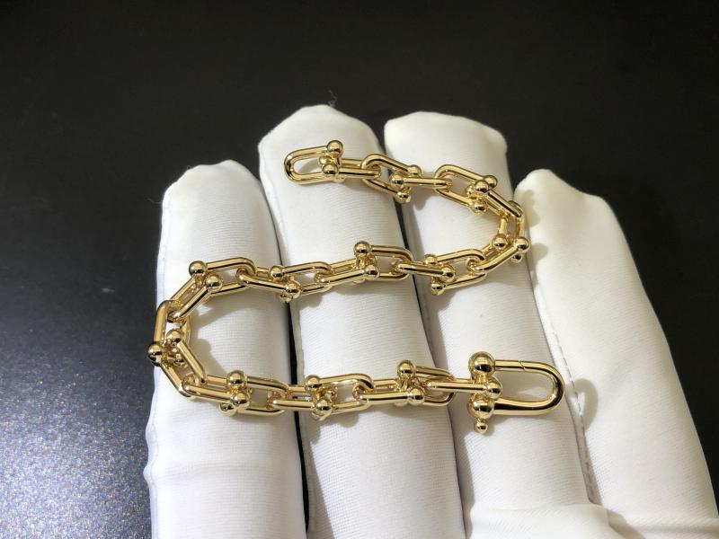Chain Link Bracelet 18K Gold, Small