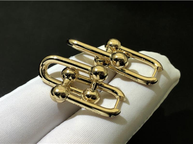 Custom  chain ring earrings