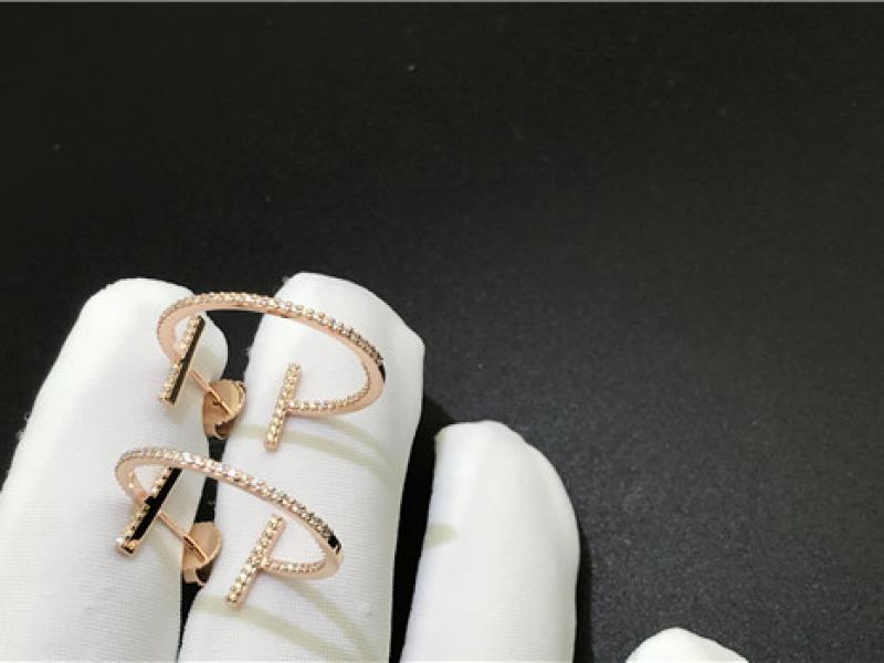 Custom  diamond ring earrings