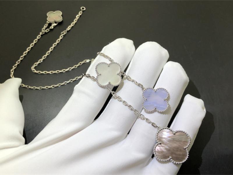 Custom Magic Alhambra necklace in 6 patterns-3
