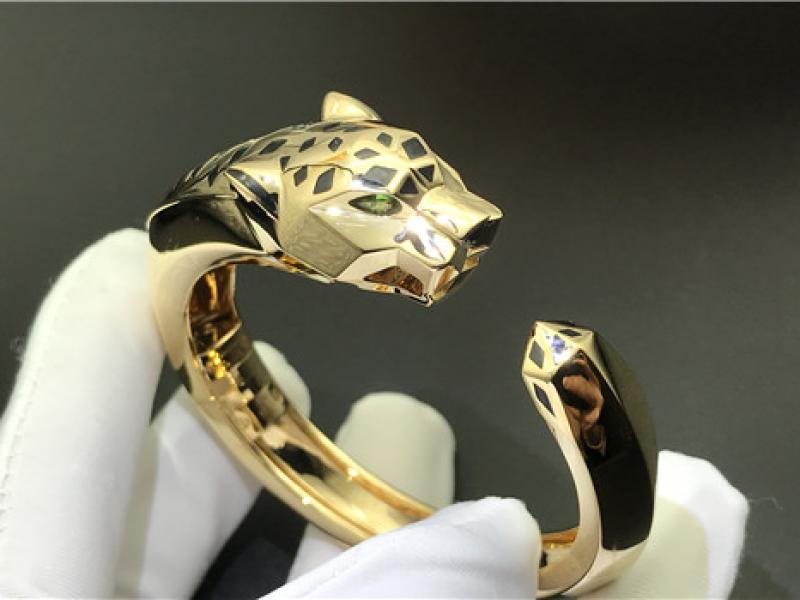 Custom Panthere de Cartier bracelet 18K gold-8