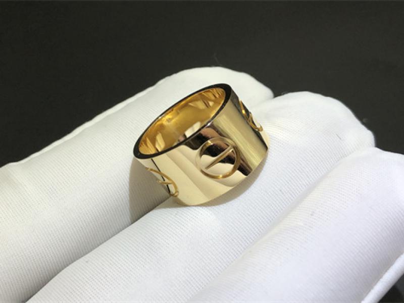 LOVE ring, 18K gold
