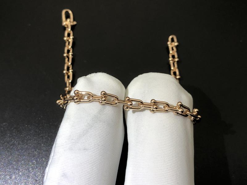 Mini Chain Link Bracelet 18K Rose Gold