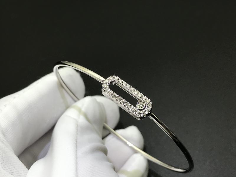 Pavé Diamond Elastic Thin Bracelet-2