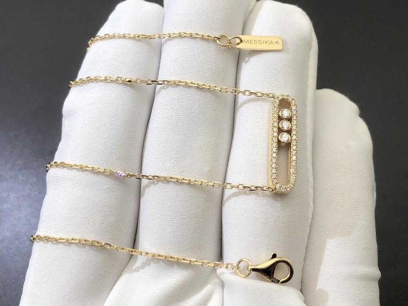 Pavé Diamonds Gold Diamond Necklace-2