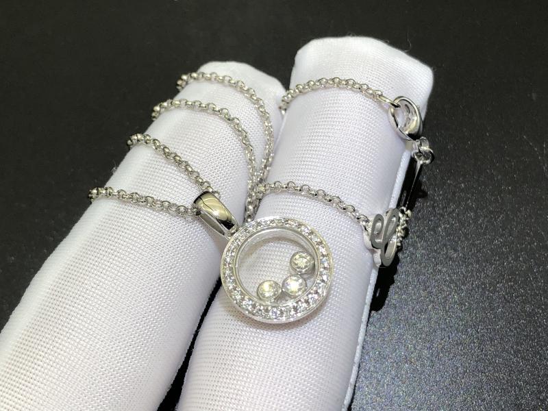 Pendant, platinum, diamond-3