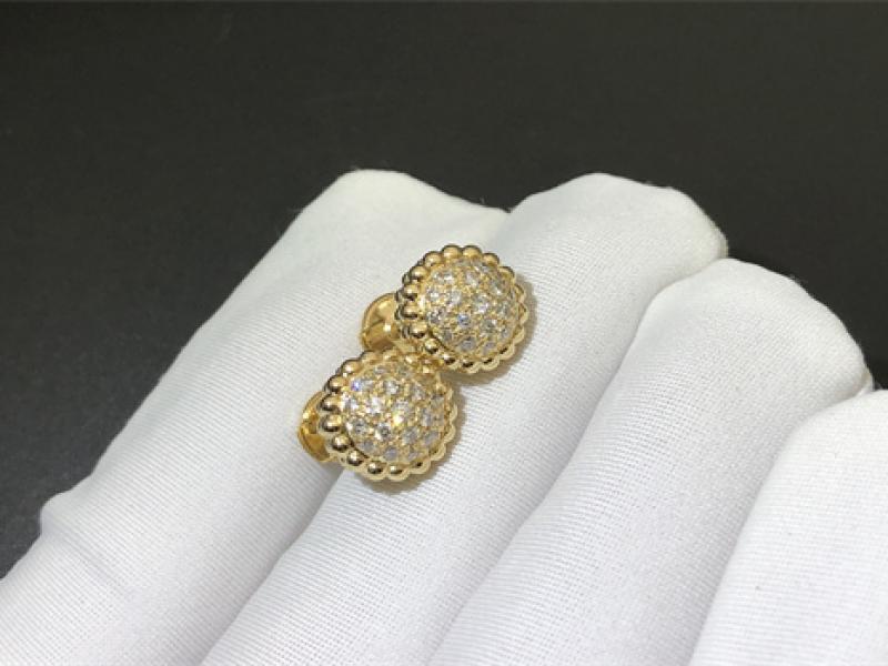Perl é e diamonds earrings