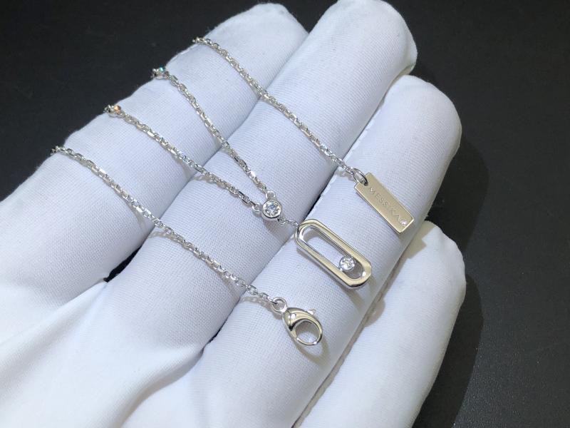 Platinum Diamond Necklace-5