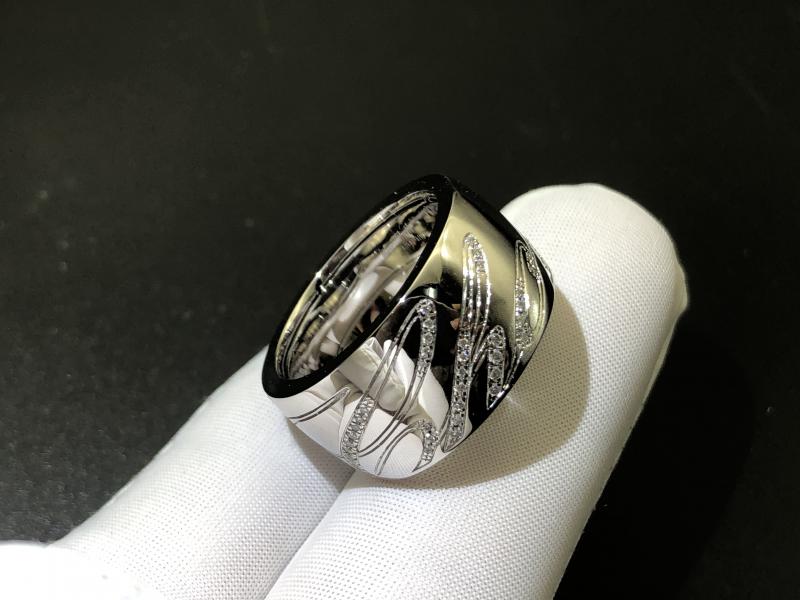 Ring, platinum, diamond-3