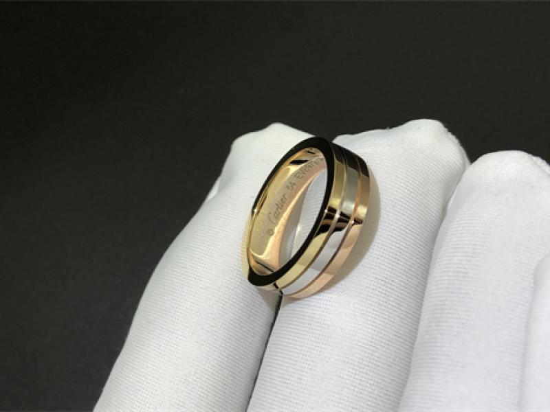 Ring, width 4.8mm 18K white gold, 18K yellow gold, 18K rose gold